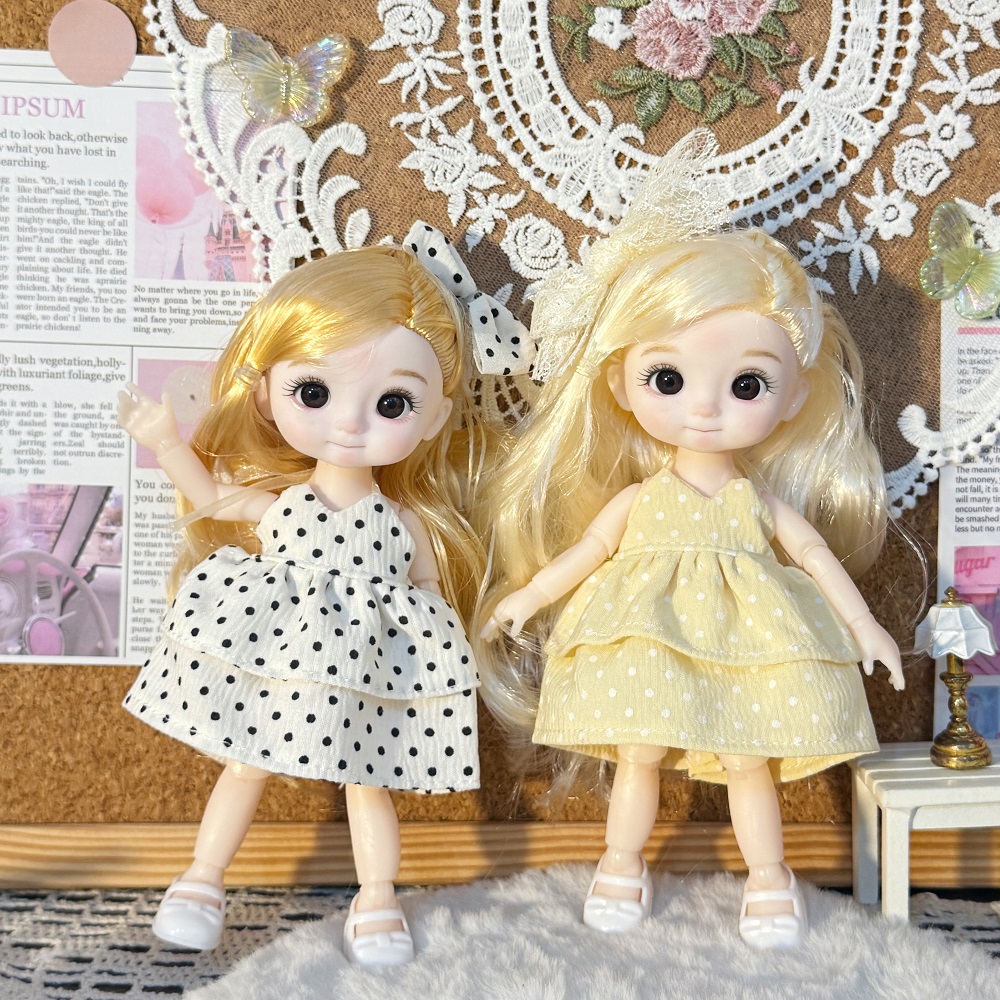 Kids Toys 3 Year Old - 15-17cm BJD Dolls 1/12 Cute Princess
