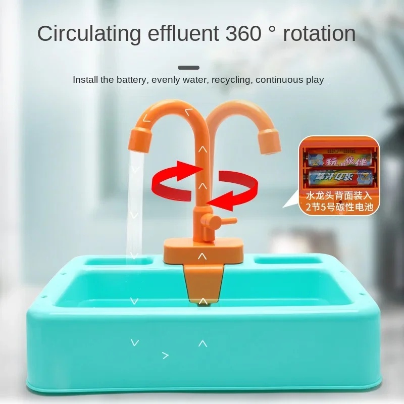Kitchen Toy Plastic Dish‑Wash  - огляд і ціна Kids Toys Kitchen Set