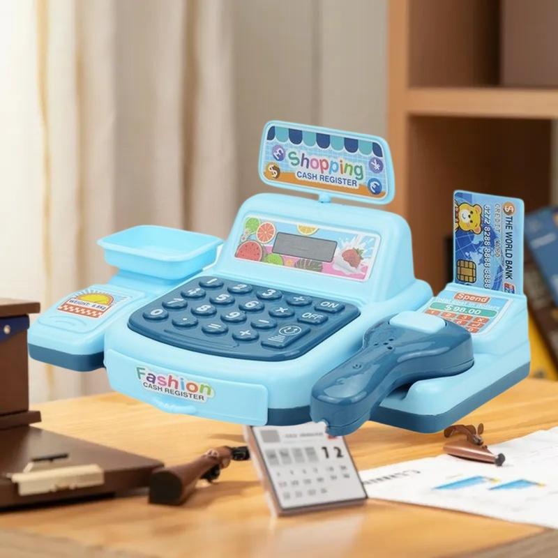 1Set Supermarket Cashier Elect - огляд і ціна Toy Cash Register