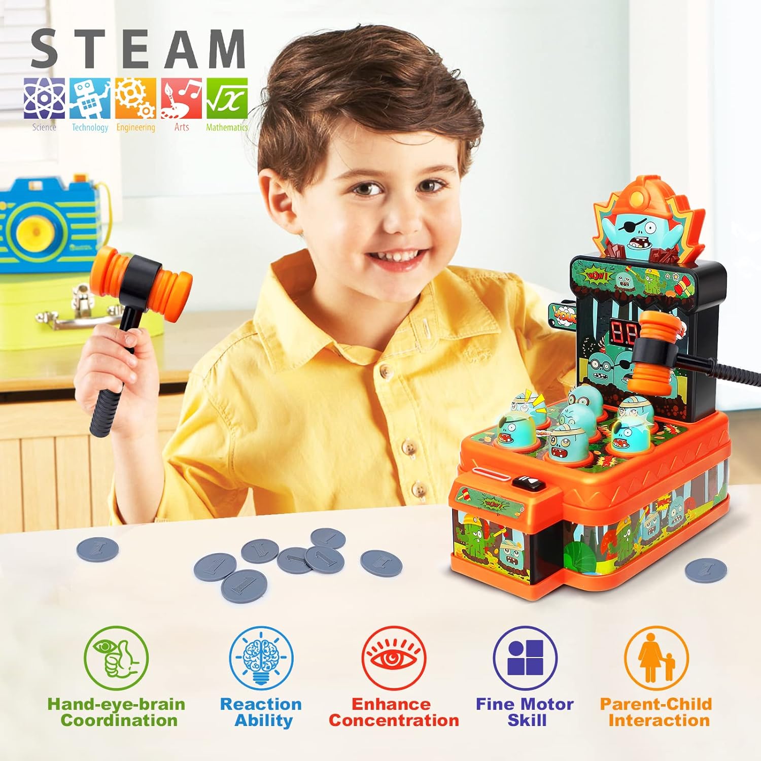 Zombies Whack Game Toys for Ki - огляд і ціна Kids Zombie Toys