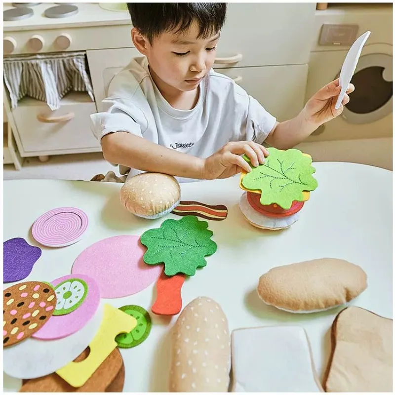 Felt Food Burger Sandwich Set  - огляд і ціна Kids Toys Kitchen Set