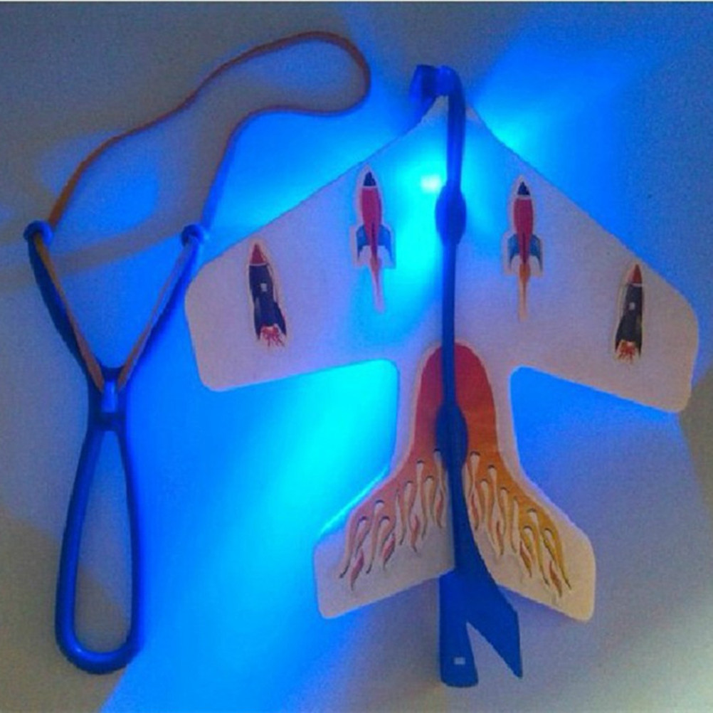 4Pcs LED Light Airplane Glider - огляд і ціна Catapult Launcher Toy