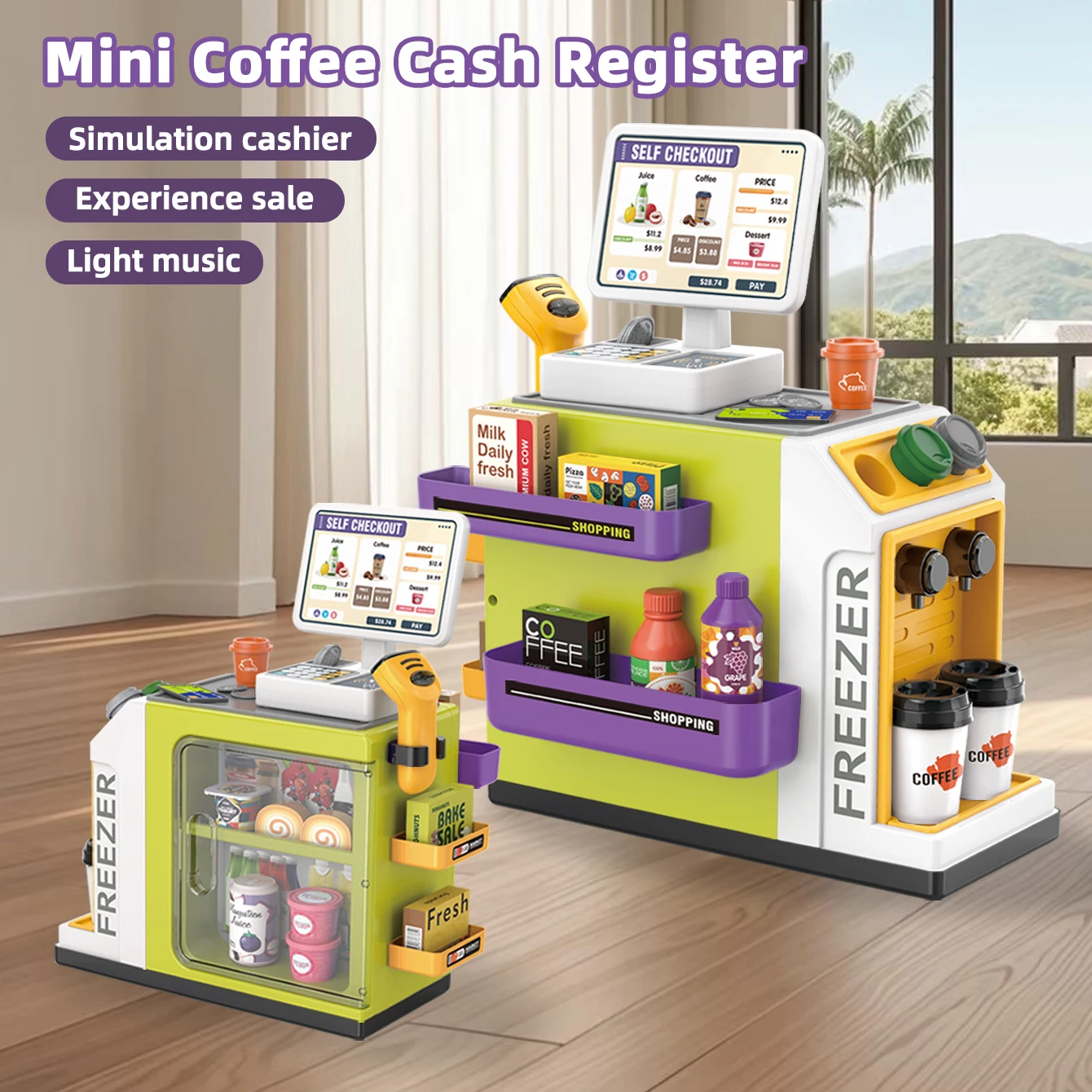 Mini Supermarket Cash Register - огляд і ціна Toy Cash Register