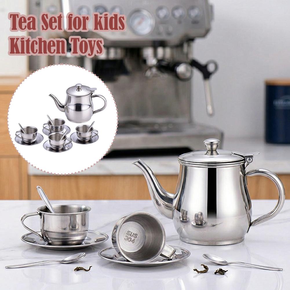 Kids Stainless Steel Tea Set P - огляд і ціна Kids Toys Kitchen Set