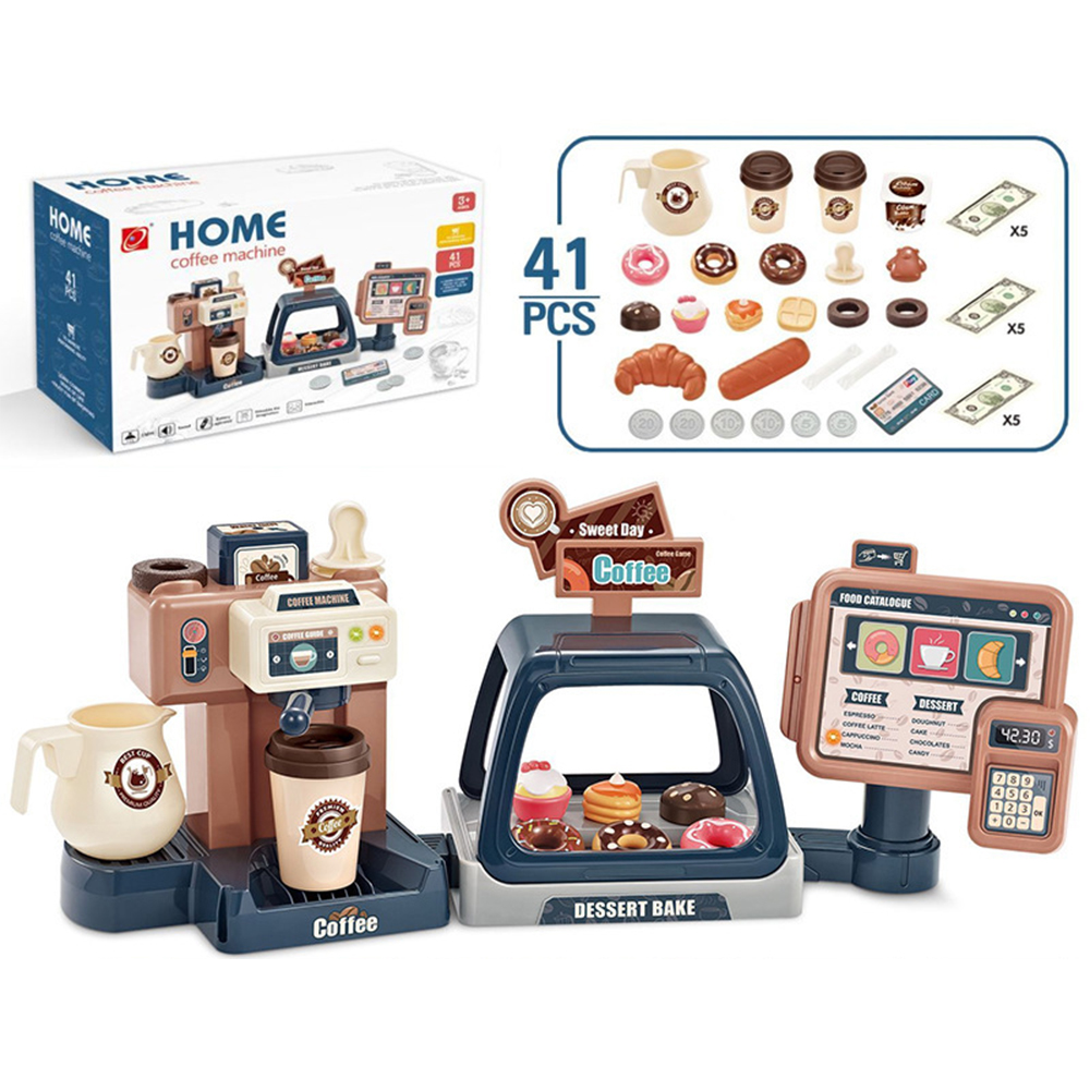 3 In 1 Coffee Machine Toy Set  - огляд і ціна Toy Cash Register