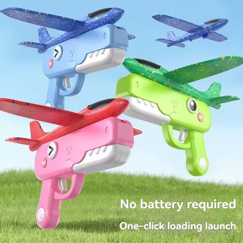 Dinosaur Foam Airplane Launche - огляд і ціна Catapult Launcher Toy